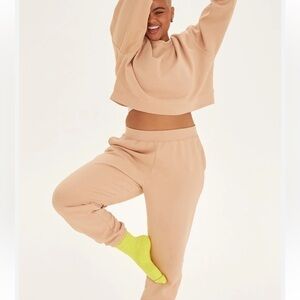 girlfriend collective 50/50 Classic Sweatshirt Color Canyon Size XXL